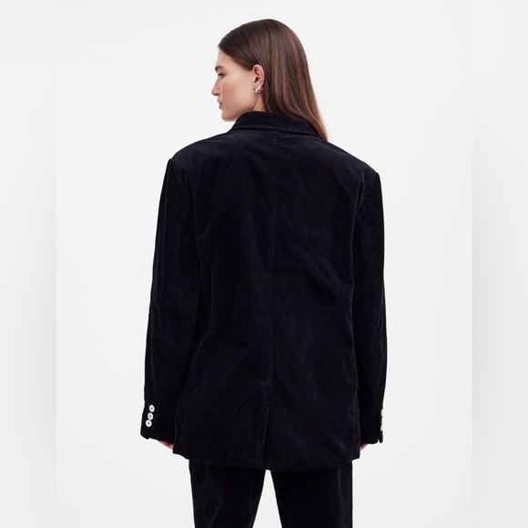 Madewell Alexa Chung for Madewell Double-Breasted Blazer in Corduroy NT087 - Picture 3 of 6